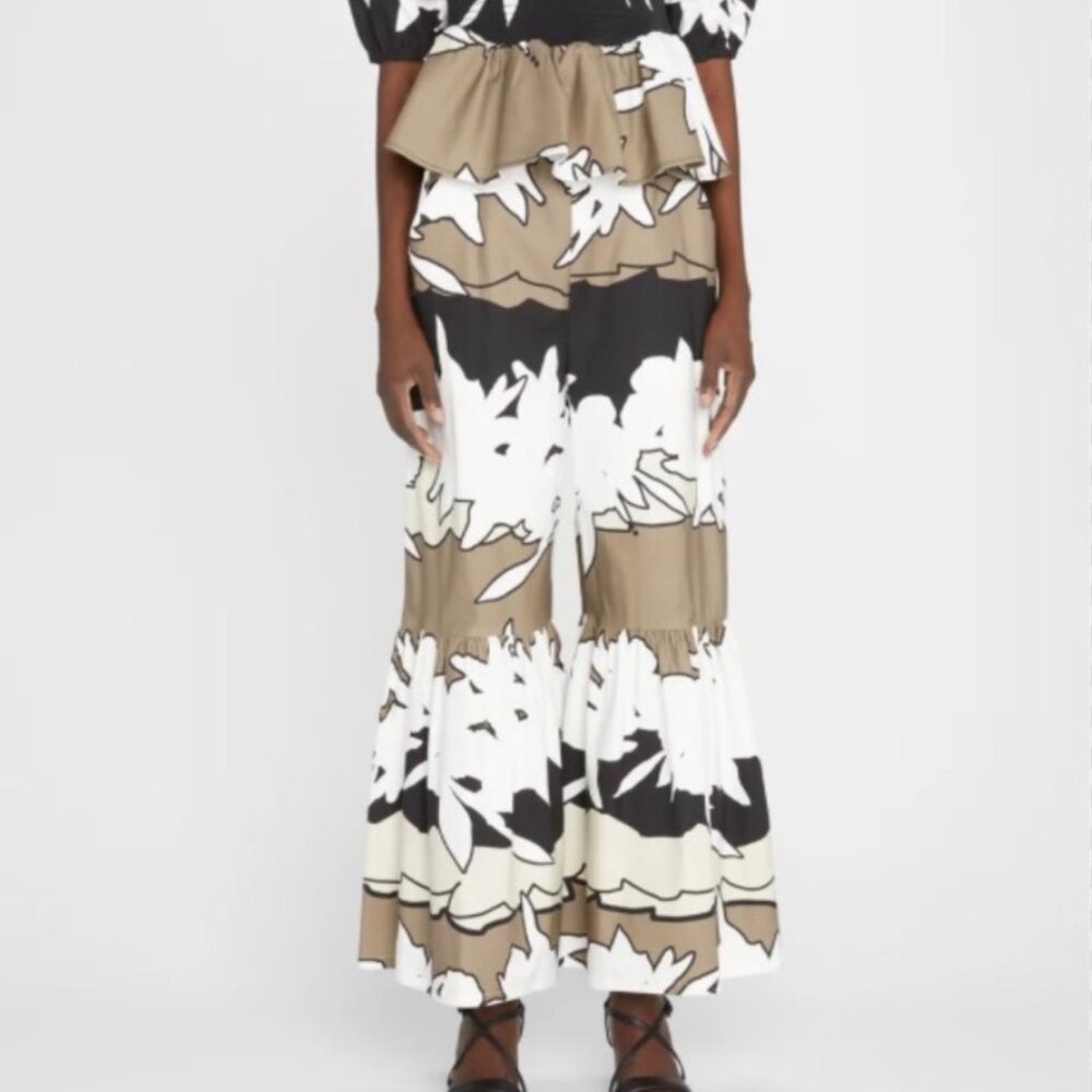 AUTUMN ADEIGBO CRICKET PANTS IN GREY PALM